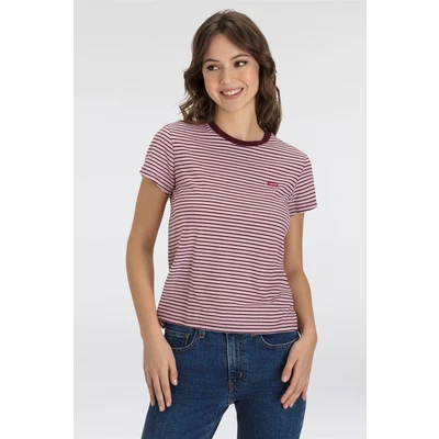 Abbildung von Levi&#039;s® T Shirt The perfect Tee mit kleiner Logo Stickerei