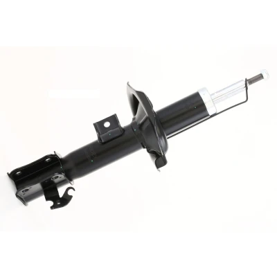 Abbildung von RIDEX 854S0633 Stoßdämpfer Vorderachse links Gasdruck Zweirohr Federbein unten Schelle, oben Stift SUZUKI: SWIFT 3, Splash, OPEL: Agila B