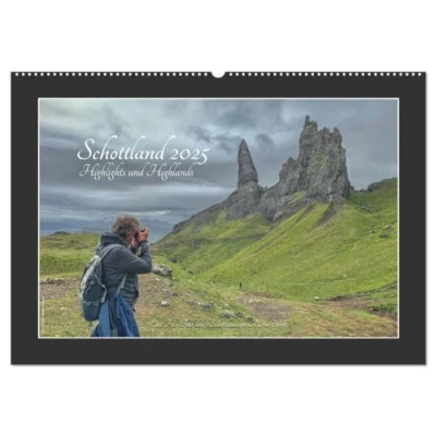 Abbildung von Schottland 2025 Highlights und Highlands (Wandkalender DIN A2 quer), CALVENDO Monatskalender