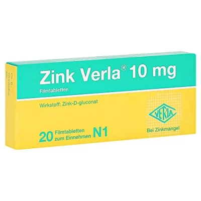 Abbildung von Zink Verla 10 mg 20 St