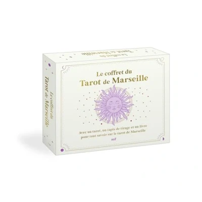 Abbildung von le coffret du tarot de Marseille: Avec un tarot, tapis tirages et livre pour tout savoir sur Marseille