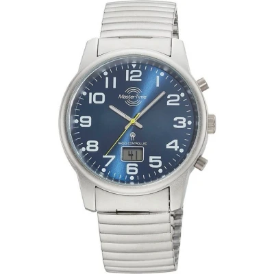 Abbildung von MASTER TIME Funkuhr Super Power Zugband, MTGA 10823 32M, Armbanduhr, Quarzuhr, Herrenuhr, Datum, Leuchtzeiger