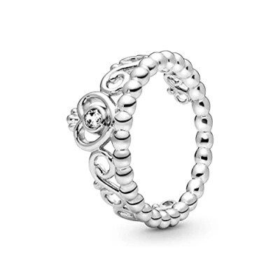 Abbildung von Pandora Beaded Ring, Damen, Größe: 56, Sterling silver