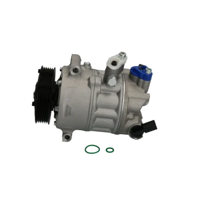Abbildung von BOSCH 1 986 AD1 351 Kompressor 12V PAG 46 YF R1234yf, R134a mit Montageanleitung, Dichtring SKODA: Octavia 3 Combi, Kodiaq, VOLKSWAGEN: T Roc