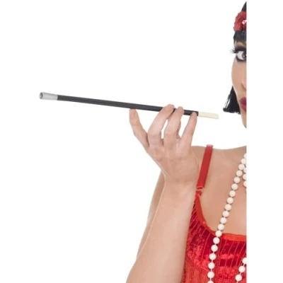 Abbildung von Smiffys Kostüm Schwarze Zigarettenspitze, Edles Accessoire für mondänen Verkleidungsspaß