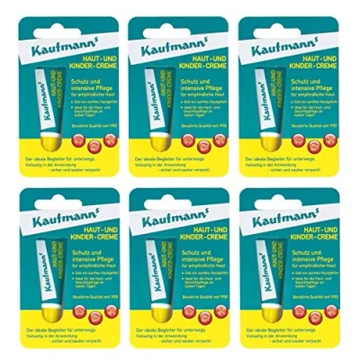 Abbildung von Kaufmanns Haut und Kindercreme in der Tube, 6er Pack (6 x 10ml)