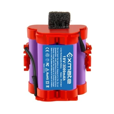 Abbildung von Exmate 18V 3000mAh Lithium Akku Kompatibel mit Gardena Mähroboter R38Li, R40Li, R45Li, R50Li, R70Li, R75Li, R80Li, 124562, Flymo 1200R, Husqvarna Automower 105, 305 308 308X