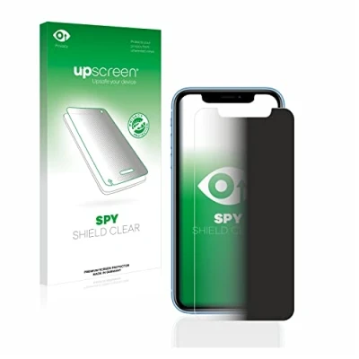 Abbildung von upscreen Anti Spy Blickschutzfolie für Apple iPhone XR / 11 Privacy Screen Displayschutz Folie [Sichtschutz, Blaulichtfilter]