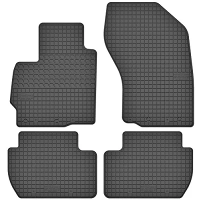 Abbildung von Gummimatten Gummi Fußmatten Satz für Mitsubishi Outlander II/ASX/Citroen C4 Aircross/C Crosser/Peugeot 4007/4008 Passgenau
