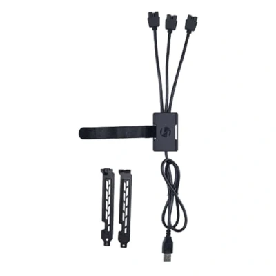 Abbildung von Ｌｉ ＬＩＡＮ　ＬＩ Lian Li PW U2TPAB USB Hub, Schwarz