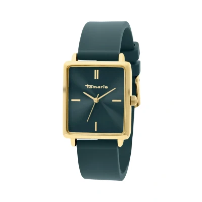 Abbildung von Tamaris Damen Analog Quarz Uhr mit Silikon Armband TT 0217 PQ