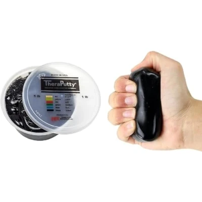 Abbildung von CanDo TheraPutty Therapie Knetmasse 450 g schwarz (sehr schwer)