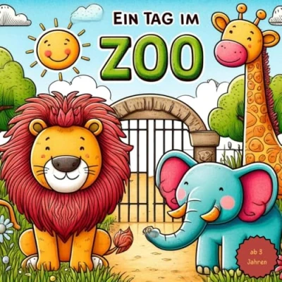 Abbildung von Ein Tag im Zoo Malbuch für kleine Entdecker: ab 3 Jahren mit 50 faszinierenden Ausmalbildern