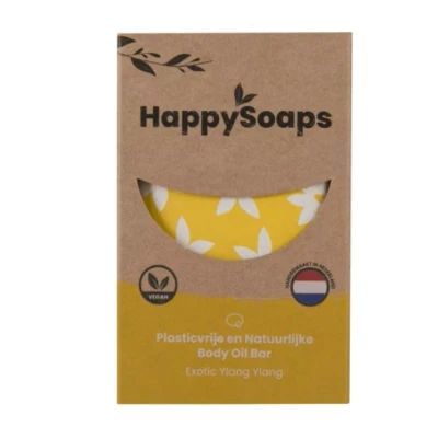 Abbildung von HappySoaps Body Oil Bar Exotic Ylang 70g