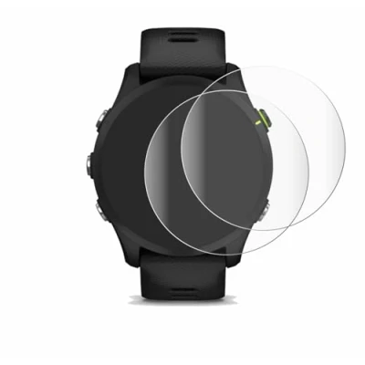 Abbildung von BROTECT 2 Stück Full Cover Schutzfolie für Garmin Forerunner 255 Music Screen Displayschutz Folie [3D Curved, Anti Fingerprint, Kristall Klar]