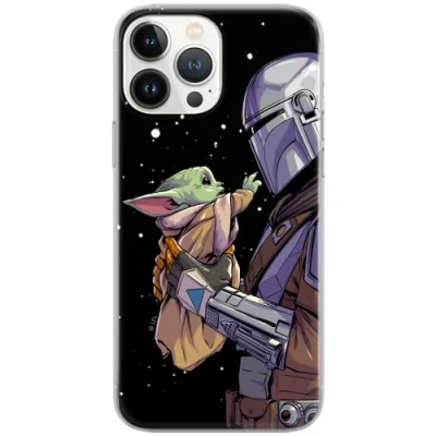 Abbildung von ERT GROUP Handyhülle für Apple iPhone XS Max Original und offiziell Lizenziertes Star Wars Muster Baby Yoda 019 optimal an die Form des Handy angepasst, hülle aus TPU