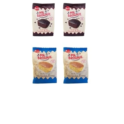 Abbildung von Mr. Brownie 4 x 200g Chocolate Brownies White