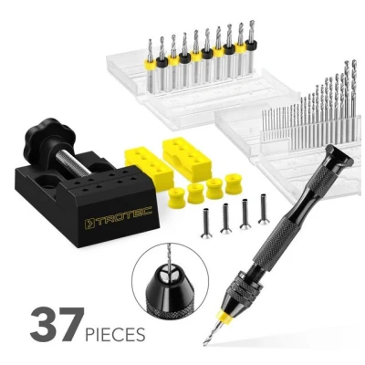 Abbildung von TROTEC Bohrersatz Handbohrer Set 37 teilig Werkzeug Handwerkzeug, (37 tlg)