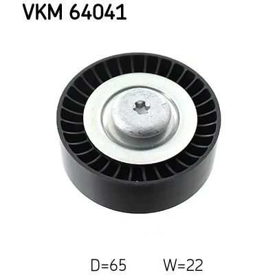 Abbildung von SKF VKM 64041 Umlenkrolle HYUNDAI: i30 II Schrägheck, i40 Kombi, ix35, KIA: Sportage III, CARENS 3, cee‘d Schrägheck kfzteile, kfzteile24, bandel
