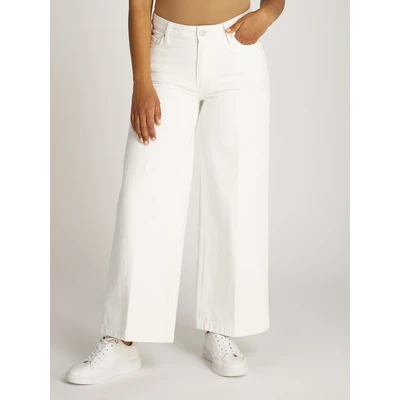 Abbildung von Tommy Hilfiger WIDE LEG Jeans Relaxed Fit, Damen, Größe: 26x32, Ecru