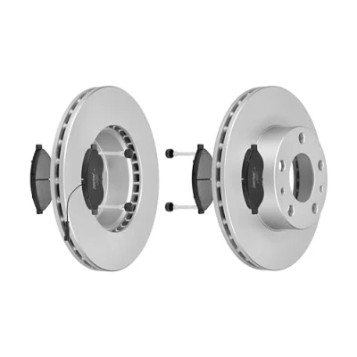 Abbildung von F.BECKER_LINE BREMSSCHEIBEN Ø280MM + BREMSBELÄGE VORNE FÜR FIAT DUCATO PEUGEOT