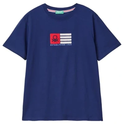 Abbildung von United Colors of Benetton Herren 3p7xu108x T Shirt, blau, X Small
