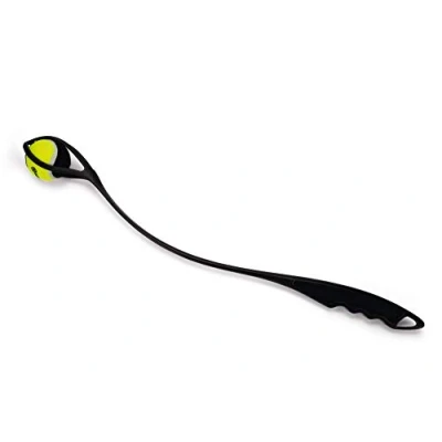Abbildung von Beeztees Fetch Tennisball Launcher, Hundespielzeug, schwarz, 65x6,5x6,5 cm