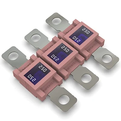 Abbildung von AUPROTEC Mega Hochstromsicherung Schraubsicherung 80A 500A Auswahl: 250A Ampere rosa, 3 Stück