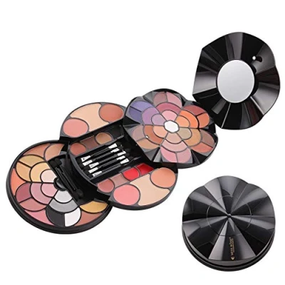 Abbildung von FantasyDay Multifunktions Exquisite Make up Geschenkset Kosmetik Schmink Kit für Gesicht, Augen und Lippen Makeup Paletten Schminkkoffer mit Lidschatten Palette, Lippenstift, Rouge, Mascara, Pinsel