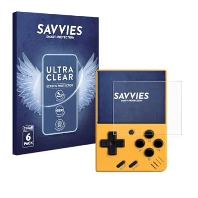 Abbildung von Savvies 6 Stück Schutzfolie für Miyoo Mini V4 Displayschutz Folie Ultra Transparent