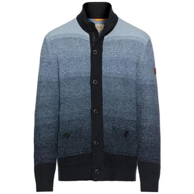 Abbildung von camel active MIT Verdecktem Reissverschluss Strickjacke, Herren, Größe: 3XL, Night blue