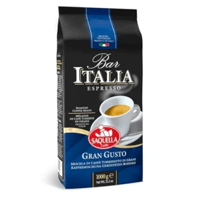 Abbildung von Saquella Caffe Espresso Bar Italia Gran Gusto Bohnen, 1er Pack (1 x 1 kg)