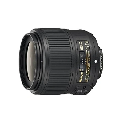 Abbildung von Nikon AF S Nikkor 35 mm f/1,8 G und Objektiv, schwarz [Nital Card: 4 Jahre Garantie]