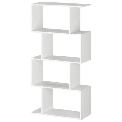 Abbildung von RICOO Regal 140 x 70 30cm, Standregal weiß matt WM074 WM Spannplatte aus Holz, Bücherregal Wandregal, Regale &amp; Ablagen, schmales Regal, Büroregal, kleines schmal, Büro Bücherregale