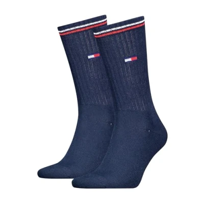 Abbildung von Tommy Hilfiger 2ER PACK Socken, Herren, Größe: 39 42, Blau