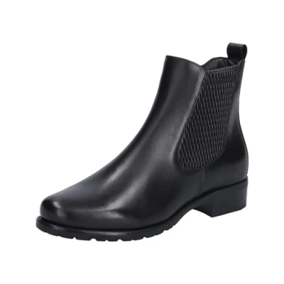 Abbildung von Josef Seibel Damen Chelsea Boots Chiara 02,Weite G (Normal),Wechselfußbett,halbstiefel,Kurzstiefel,uebergangsschuhe,schwarz,37 EU