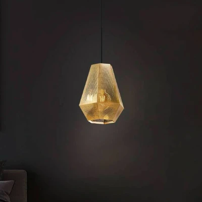 Abbildung von Eglo 43226 Pendelleuchte CHIAVICA 1 messing E27 1X28W Ø20,5cm H:110cm dimmbar