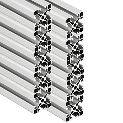 Abbildung von SCHMIDT systemprofile 10 Stück 2000mm Aluminium Profil 40x40mm Nut 8 Strebenprofil eloxiert 4040 Aluprofil Konstruktionsprofil 2m