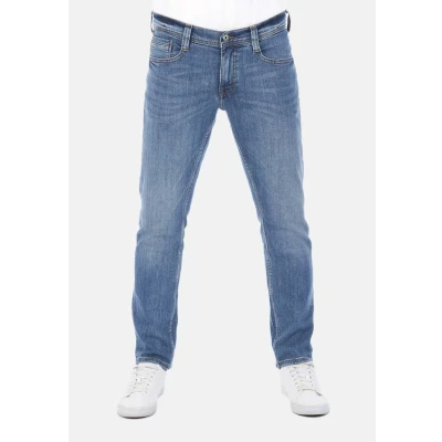 Abbildung von Mustang Oregon Jeans Tapered Fit, Herren, Größe: 34x34, Light blue denim
