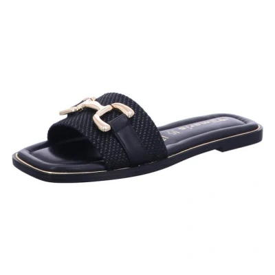 Abbildung von Tamaris Pantolette flach, Damen, Größe: 39, Black Schuhe