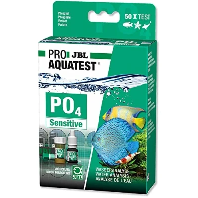 Abbildung von JBL ProAquaTest PO4 Phosphat Sensitiv, Wassertest Set, Für Süß /Meerwasser Aquarien und Teiche