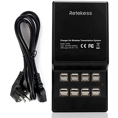 Abbildung von Retekess TT002 USB Ladestation, Tragbar 16 Intelligente Ports für das T130, T130S, TT122, TT105, TT106 Wireless Tour Guide System