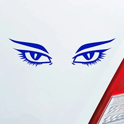 Abbildung von Hellweg Druckerei Augen Frau Sexy Eyes Tuning Auto Aufkleber Sticker Heckscheibenaufkleber
