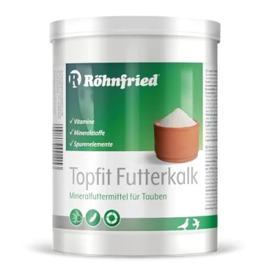 Abbildung von Röhnfried TOPFIT Spezial Futterkalk Mischung aus Vitaminen, Mineralstoffen und Spurenelementen für Tauben (1000 g)