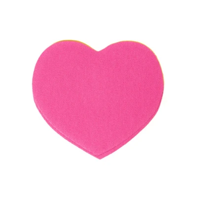 Abbildung von Kleiber + Co.GmbH Jeans Flecken Herzen, ca. 8,5 cm x 10,5 cm, Rosa
