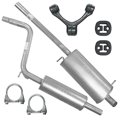 Abbildung von Auspuffanlage Schalldämpferset Auspuff für VW Caddy III 3 2K 1.4i