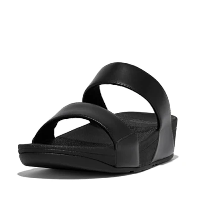Abbildung von Fitflop LULU glitter Pantolette flach, Damen, Größe: 38, Black Schuhe