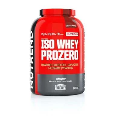 Abbildung von Nutrend ISO WHEY PROZERO chocolate brownie 2250 g