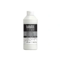 Abbildung von Liquitex 8870516 Professional Gieß und Pouringmedium, wasserfest, nicht vergilbend, flexibel, erhöht den Farbfluss Gießmedium für Acrylfarben 473ml Flasche