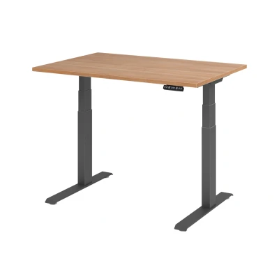 Abbildung von Hammerbacher Schreibtisch XDKB12 Nussbaum/Graphit